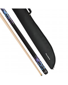 PowerGlide Burner II Pool Cue Set 2 Piece with Padded Soft Case
