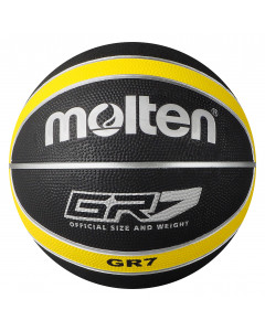 Molten BGR-GK Black Yellow Basketball BGR7-KY BGR6-KY BGR5-KY Main Front Image
