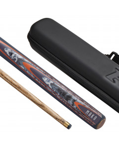 PowerGlide Mako 2 Piece Snooker Cue & Svartur Case Set