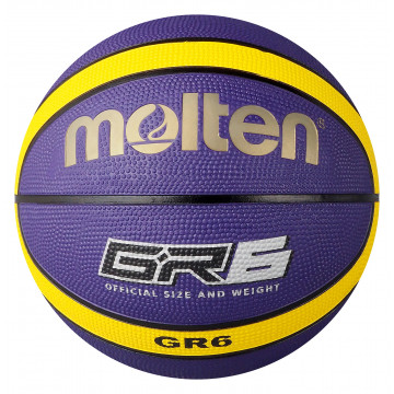 Molten BGR-VY Purple Yellow Basketball BGR6-VY Main Front Image
